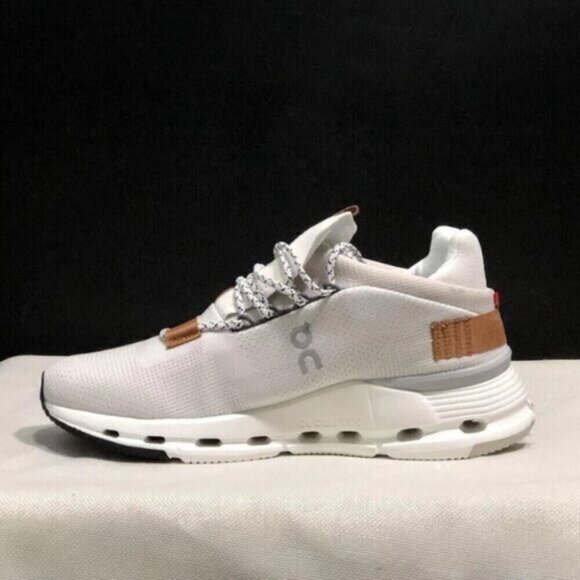 ON Running Cloudnova Women Shoes White Pearl - Picture 6 of 7